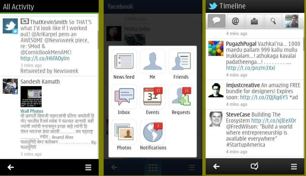 New Social app for Symbian belle