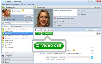 Make video conferencing  in Skype