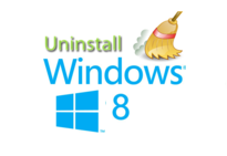 Uninstall  remove Windows 8 safely