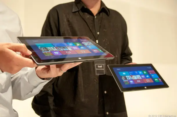Microsoft surface Tablet look