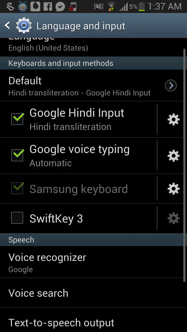 Language-input-marathi-android