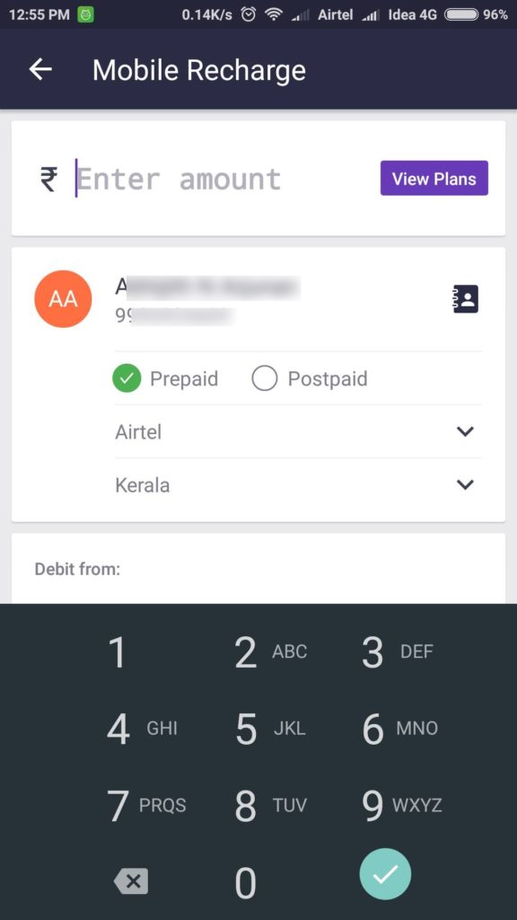 PhonePe Mobile Recharge
