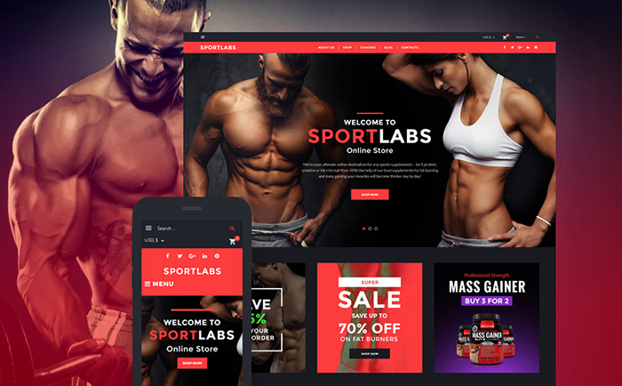 SportLabs WooCommerce Theme