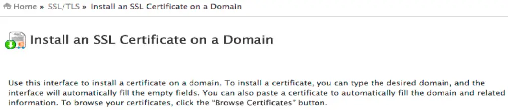 install ssl certificate website 