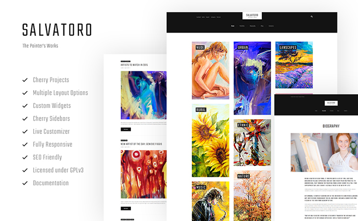 Salvatoro WordPress Theme