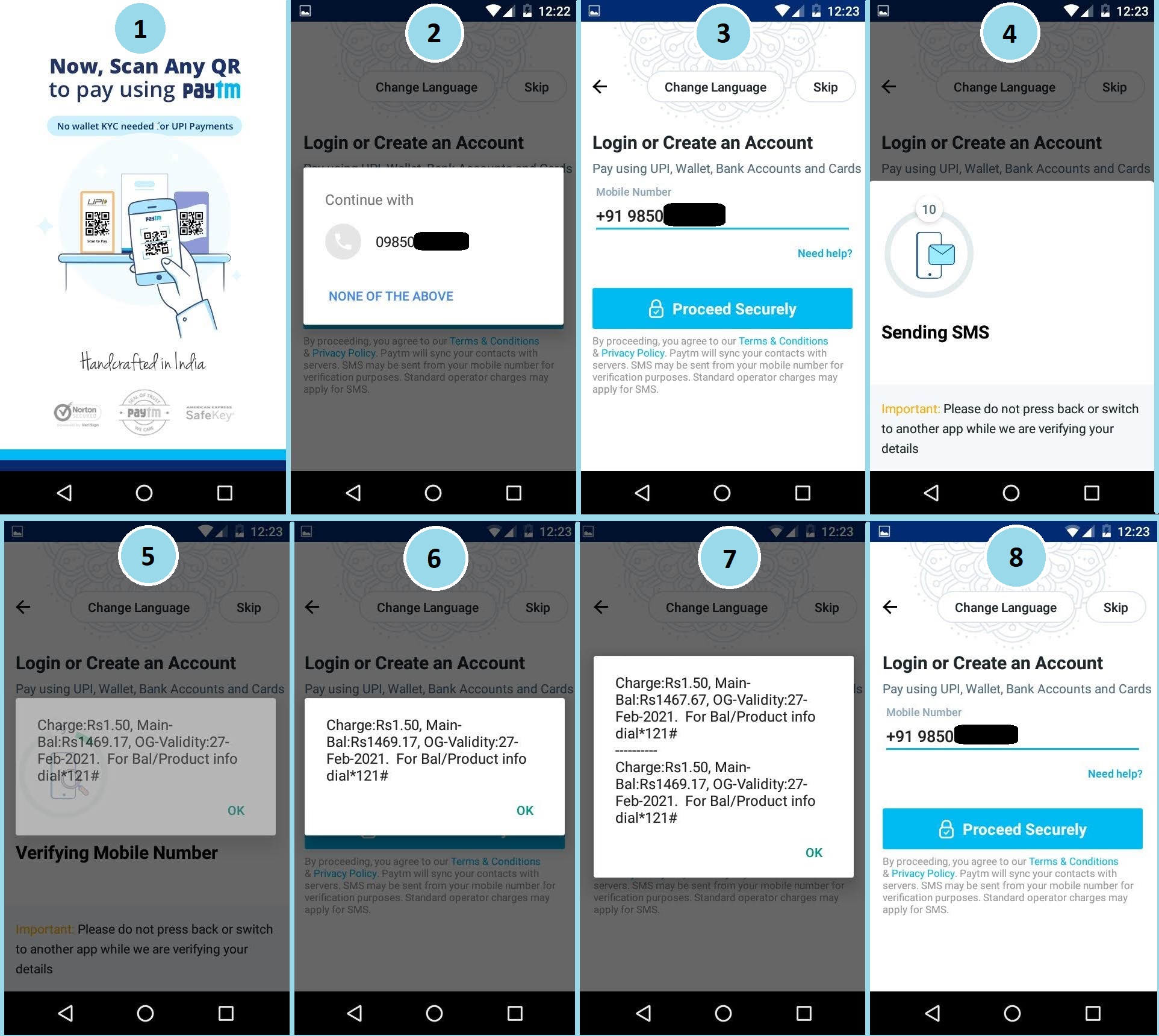 Paytm Login Issues due to Flash or Class 0 Messages