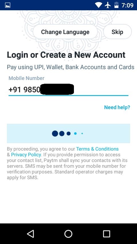 solve paytm login issues using airplane mode