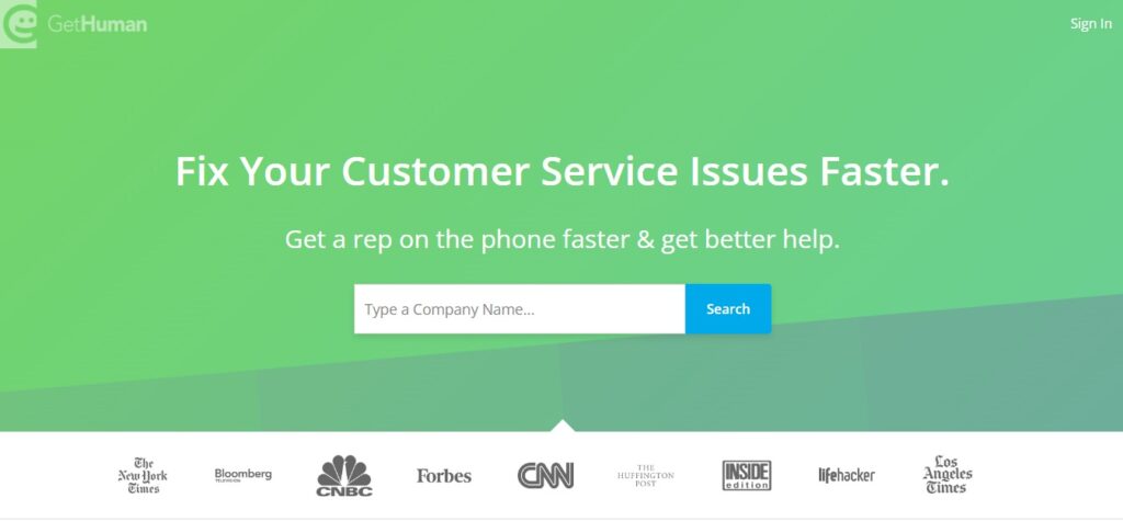 gethuman - find customer service contact info for companies