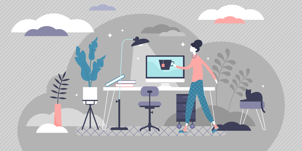 remote work image