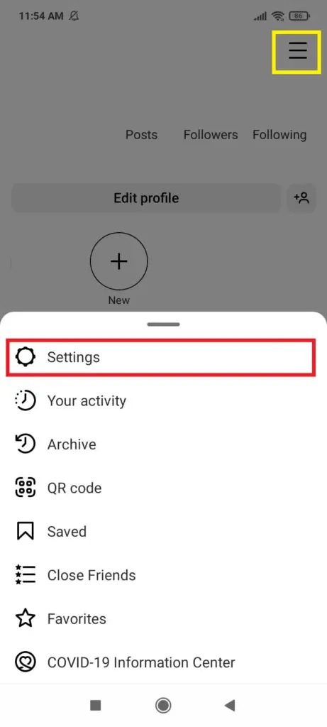 how to hide highlights instagram