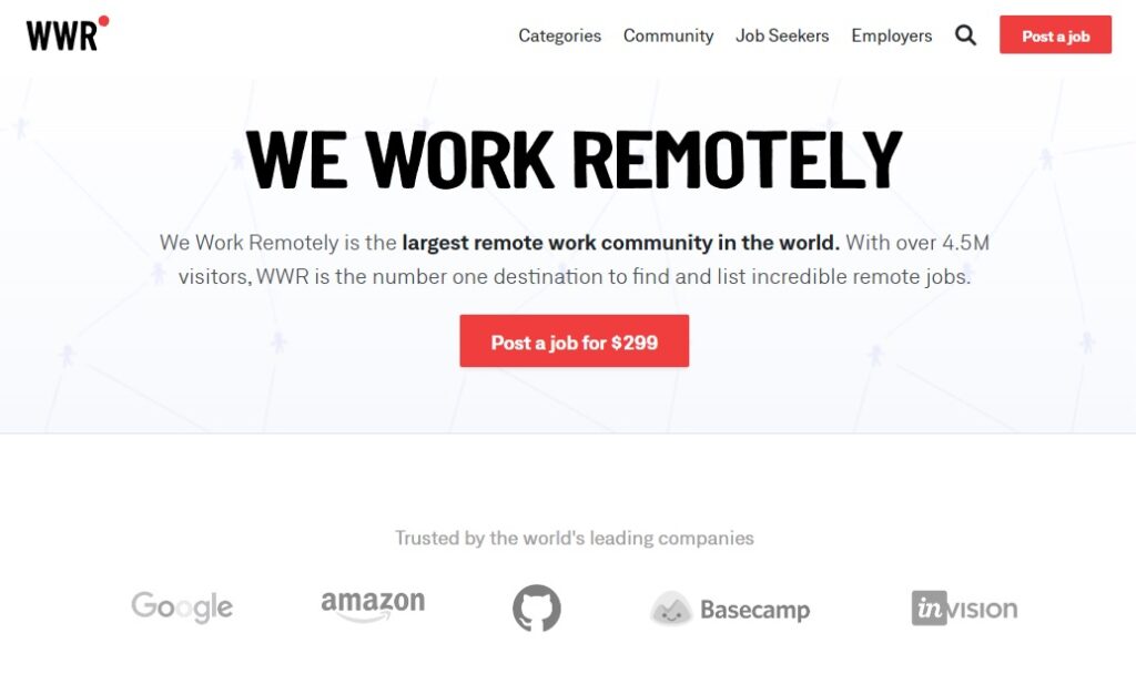 we work remotely