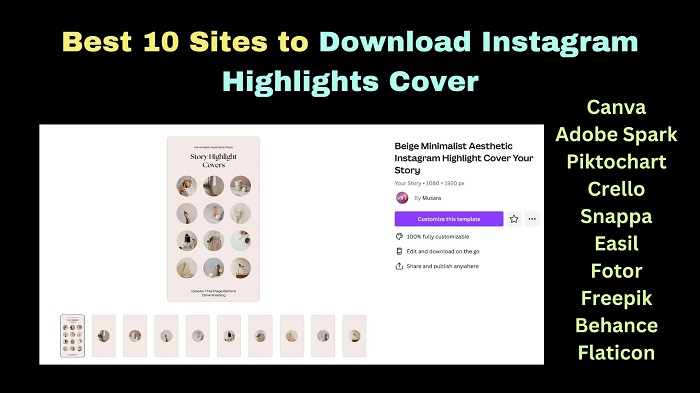 Best 10 Sites To Download Instagram Highlights Cover