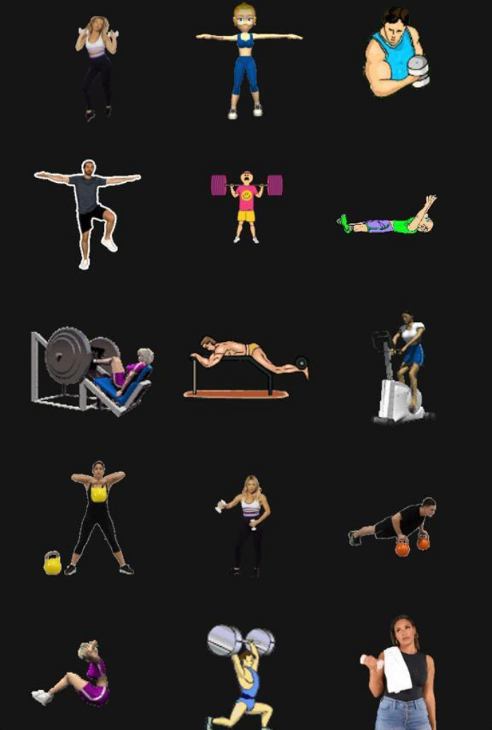 Instagram Stories Fitness Stickers