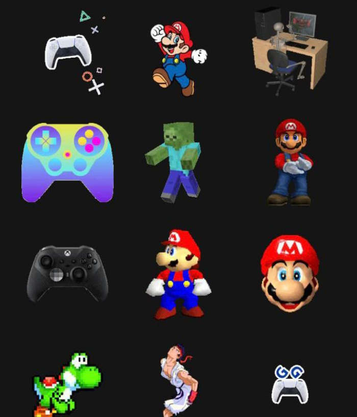 Instagram story Gaming Stickers