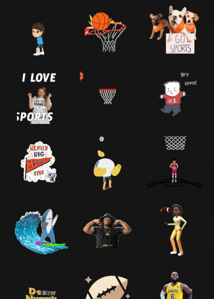 Instagram Stories Sports Stickers