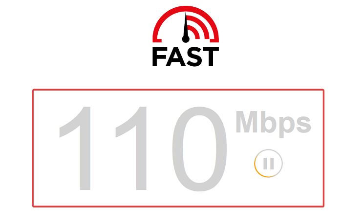 Check internet speed