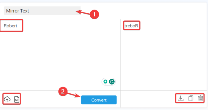 How to Generate Mirrored Text Online