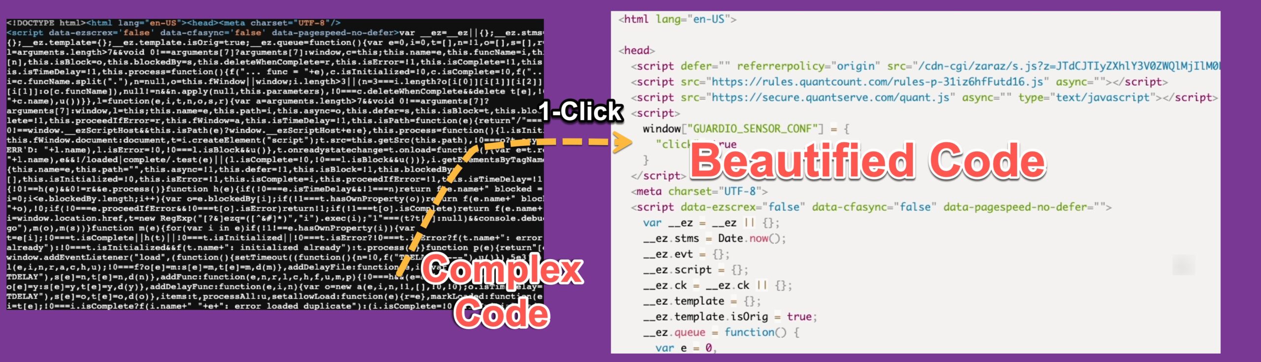 Website Source Code Beautifier