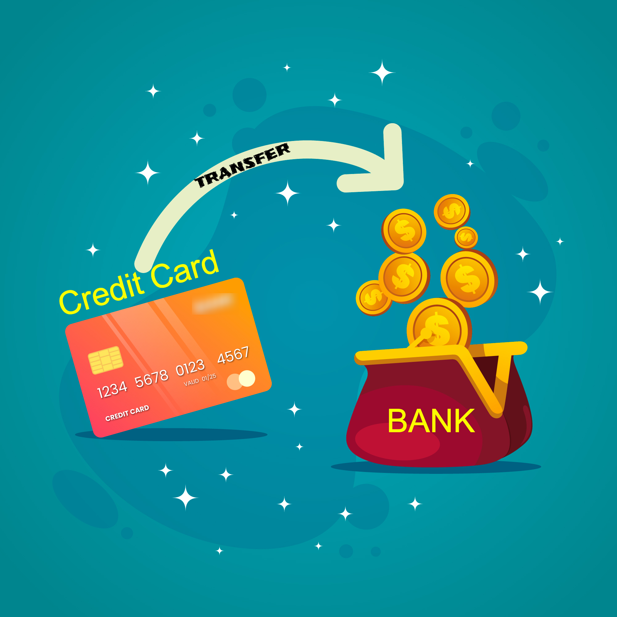 Transfer money from Credit Card to Bank Account