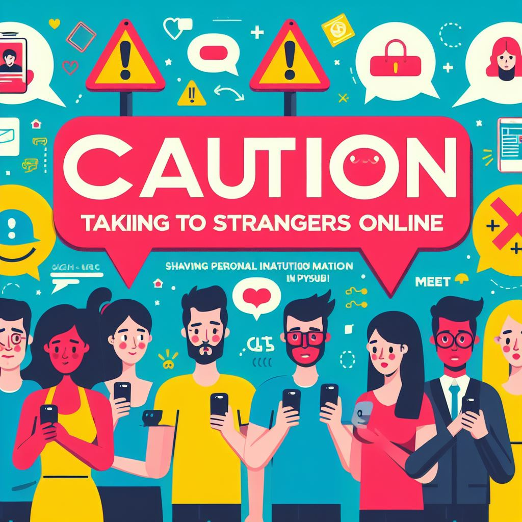 Caution while talking online strangers
