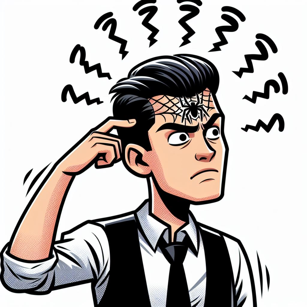 Man with Spiderman Senses