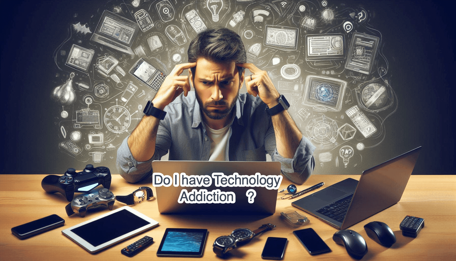 Men Technology Addiction