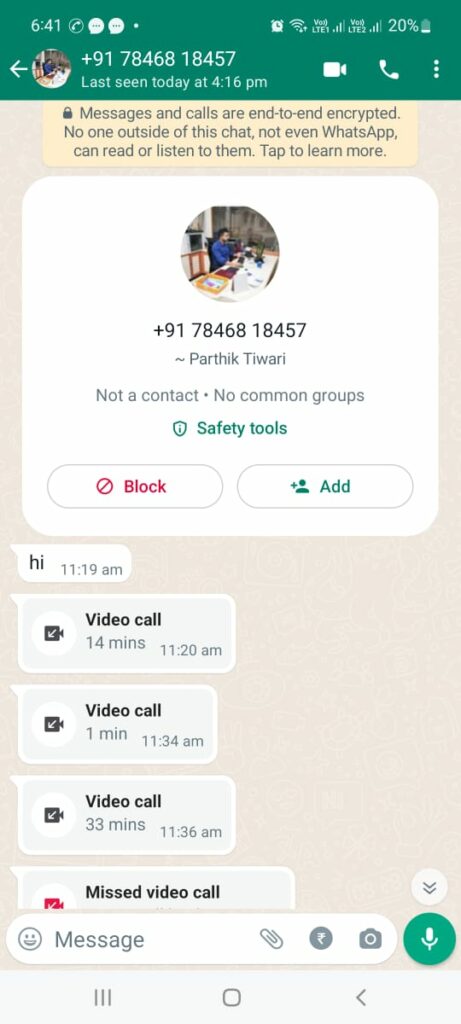 Whatsapp Scammer OTP KYC