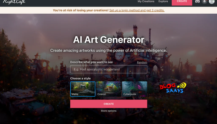 NightCafe Creator