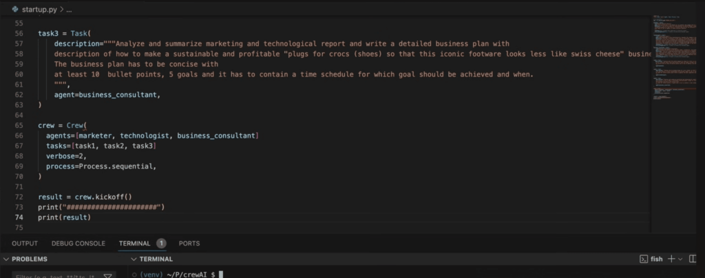 AI Assistants using CrewAI