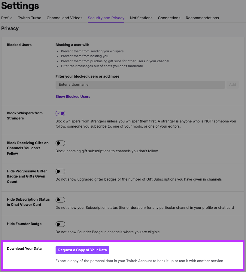 How to retrieve Twitch Chat Logs & Download it?