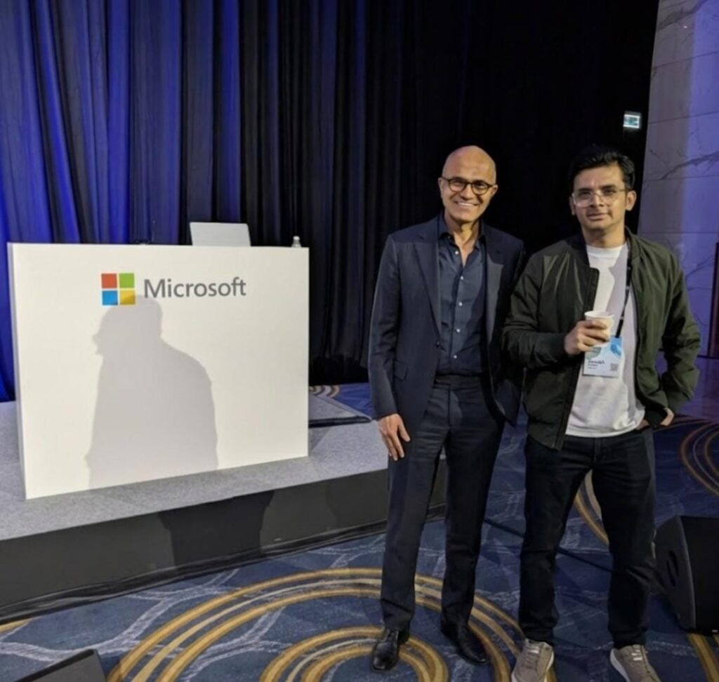 SAURABH-Mukhekar-Satya-Nadela-AI-Tour-Meetup